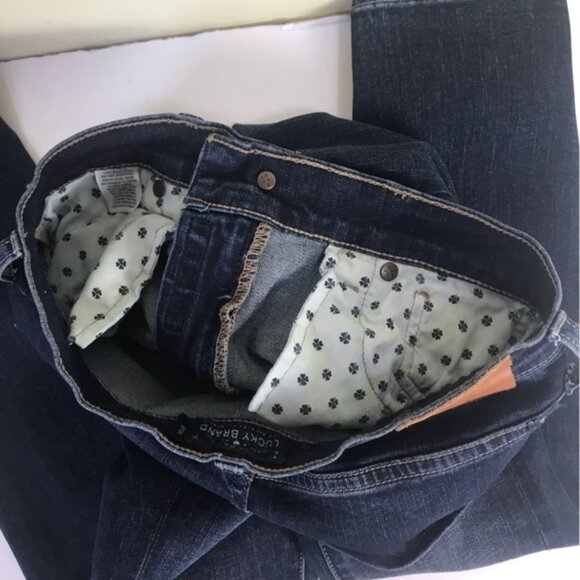 Lucky Brand Olivia Ankle Skinny High Waist Jean Stretch Slim Medium Blue Pant 2 - Picture 12 of 16